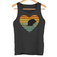 I Love Rats Retro Heart Rodent Rat Fan Punk Rat Tank Top