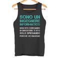 Maglia Ingegnere Informatico Uomo Regalo Laurea Ingegneria Canotta