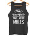 Man Kann Nie Genug Maultiere Haben Liebhaber Cute Maultier Tank Top