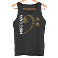 Más Bajos Clave De Sol Contrabajo Camiseta sin mangas