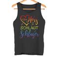 Mein Herz Schlägt Schlager Tank Top