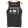 Mein Plan Für Heute Ride-On Mower Tank Top