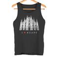 Milán Catedral De Milánintage Italia Amor I Love Milano Camiseta sin mangas