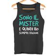 Mister Calcio Divertente Regalo Allenatore Canotta