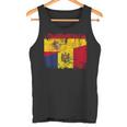Moldavia España Bandera De La Amistad Moldavia Camiseta sin mangas
