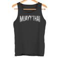 Muay Thaiintage Retro Fighter Fighter Lettering Tank Top