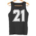 Numero 21 – Maglia Minimalista Per Compleanno Squadra Sportiva Numerata Canotta
