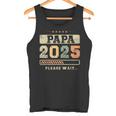 Papa 2025 Futuro Papá Futuro Padre Camiseta sin mangas
