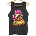 Pato Punk Pato Punk Rockero Divertido Amante De Los Animales Camiseta sin mangas