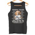 Personal Stalker Golden Retriever Dog I Will Follow You Funn Canotta