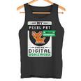 Pixel Pet Ate My Digital Homework Online Chihuahua Dog Tank Top Tank Top