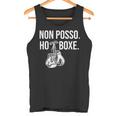 Pugilato Divertente Boxe Pugile Uomo Boxer Regalo Non Posso Canotta