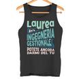 Regalo Scherzo Di Laurea Ingegneria Gestionale Divertente Canotta
