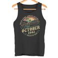 Retro 42 Geburtstag Geschenke Für Männer Oktober 1982 42 Jahre Alt Tank Top