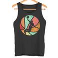 Retro Basketball Player Dunk Silhouette Tank Top