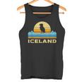 Retro Island Puffin Icelandic Bird Puffin Tank Top