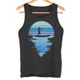 Retro Stand Up Paddler Stand-Up Paddle Water Sports Paddle Tank Top