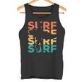 Retrointage Surfing For Surfer And Wave Rider Tank Top