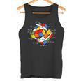 Rubik's Cube Magic Cube Retro Rubiintage Nerd Tank Top