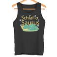 Schlaf-O Saurus Sleeping Tyrannosaurus Rex Dinosaur Sleep Tank Top