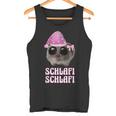 Schlafi Schlafi Sad Hamster Hamstie Meme Sleep Tank Top