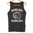 Schlafi Schlafi Sad Hamster Meme Hamster Sleep Sleep Tank Top