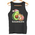 Schlavocato Official Sleep Pyjamas Sleep Avocado Cat Tank Top