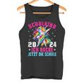 Schulkind 2024 Dabbing Unicorn I Rocke Jetzt Die Schule Tank Top