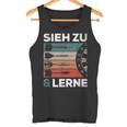 See Zu Und Lerneintage Darts Retro Sl Darts Tank Top