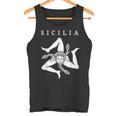 Sicilia Bandera Sicilia Palermo Italia Camiseta sin mangas