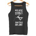 Skiing Apres Ski Slogan Hobby Skier Tank Top