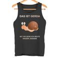 With Snail Gerda Gehe Ich Heute Wieder Wieder Jogging Tank Top