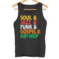 Soul Jazz Funk Gospel & Hip Hop Palabras De Estilos Musicales Camiseta sin mangas