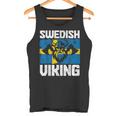 Souvenir Della Svezia Con Bandiera Svedese Canotta