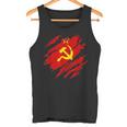 Soviet Flag Retro Ussr Soviet Union Cccp Tank Top