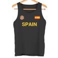 Spain Espana Flag Football Tank Top