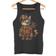 Steam Punk Cat Kitten Kitty Steampunk Tank Top