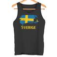 Sweden Sverige Norden Elkiking Scandinavia Tank Top