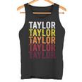 Taylor Retro Wordmark Patternintage Style Tank Top