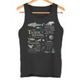 Tiger Shark Anatomy Marine Biologist Tank Top