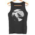 Tiranosaurio Rex Prehistoria Luna Llena Dinosaurio T-Rex Camiseta sin mangas