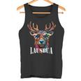 Traditional Deer Oktoberfest Lederhosen Lausbua Tank Top