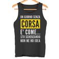 Un Giorno Senza Corsa Frase Divertente Regalo Per Sportive Canotta