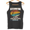 Una Nuova Avventura Accessori Kitesurf Retro Kite Surfing Canotta