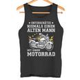 Unterschätze Niemals Einen Old Mann Mit Einer Motorrad Tank Top