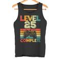 Video Gamer Nivel 25 Completo Retro 25 Aniversario De Bodas Camiseta sin mangas