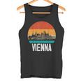 Vienna Austria Retrointage Sunset Skylineienna Tank Top