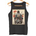 Vintage Arte Giapponese Samurai Fighter Canotta
