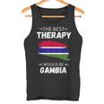 Vintage Gambia Die Beste Therapie Wäre Gambia Tank Top