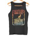 Vintage Kangaroo Du Stelle Wohl Gerne Unnecesse Questions Tank Top